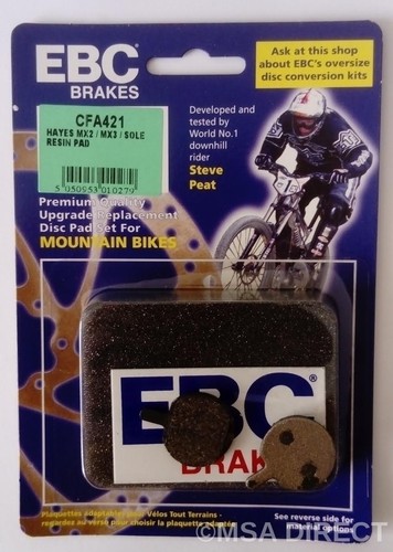 Ebc plaquettes frein - de,