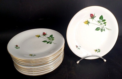 Assiettes dessert plates - 12,
