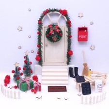 27 Pièces Kit Porte Lutin de Noël Lutin Farceur de Noel Porte Magique Lutin F...