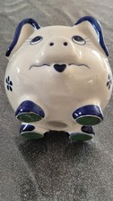 TIRELIRE COCHON EN PORCELAINE