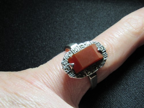 Art deco bague argent silver - argent,