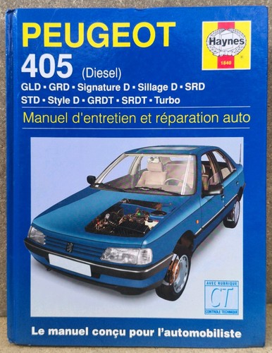 Haynes peugeot 405 diesel - peugeot,