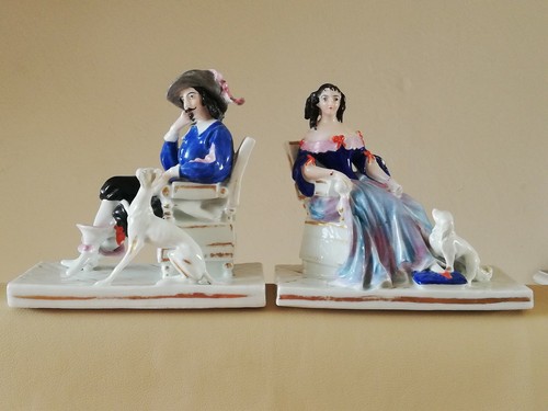 Statuette paire serre livre - serre,