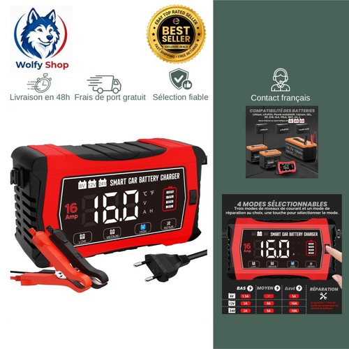 Htrc chargeur batterie voiture - chargeur,