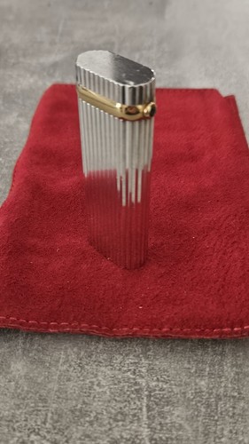Cartier lighter with - , sapphire