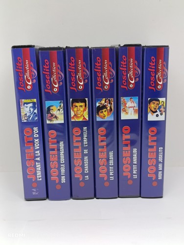 Vhs lot 6 cassettes - lot,