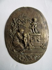 PLAQUE D'ORNEMENT EN BRONZE