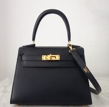 Sac mini Kelly 20 Hermes bleu