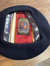 1960’ Vintage IBARROA  Basque 100% Wool BERET HAT MADE IN FRANCE Size 56 Cm US 7
