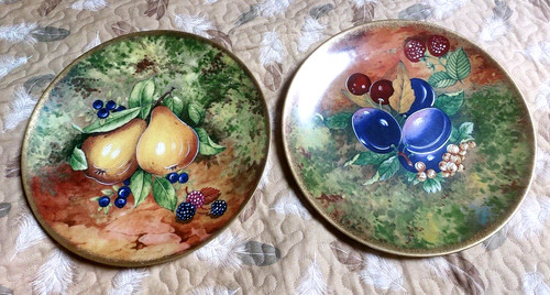 Anciennes paire assiette en - d'assiette,