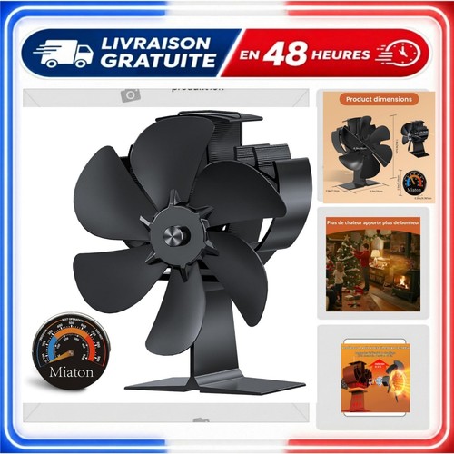 Ventilateur poêle bois - ventilateur,