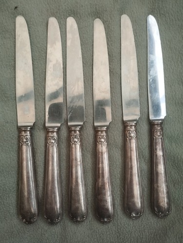 Anciens couteaux dessert - 6,
