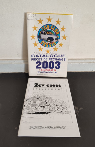 Catalogue 2003 pièces - catalogue,