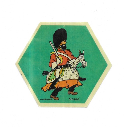 Rare autocollant tintin - autocollant, et