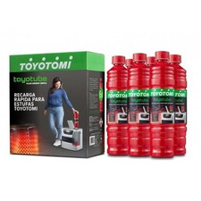 TOYOTOMI ZIBRO - TOYOTUBE - Pétrole Pour Poêles 6 Bidons 1,4 L 4963505120269