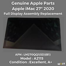 OEM Apple iMac 27” A2115 2020 5K LCD Screen Display Replacement - LM270QQ1