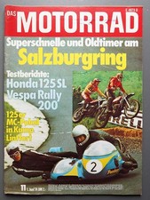 The Motorcycle 1974/11 Honda SL 125, Vespa 200 Rally, GP Austria