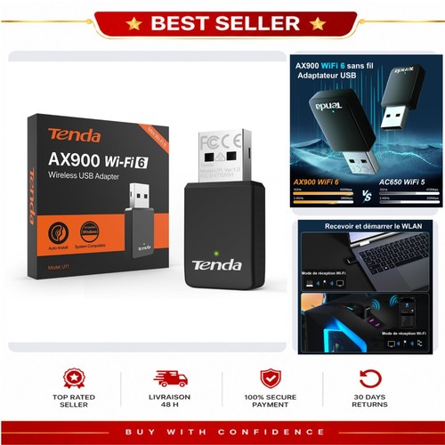 Clé wifi ax900 usb tenda - wifi,