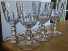 BACCARAT 6 ANCIENS VERRES A