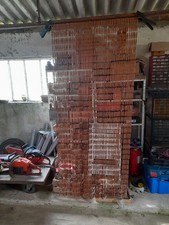 Ancien Rideau Perles En Bois