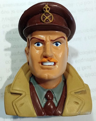 Figurine buste pvc francis - pvc,