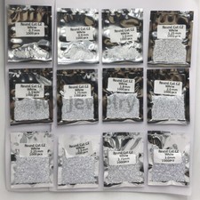 1000pcs 0.7~20mm Loose White Round Cut Cubic Zirconia CZ Stone AAAAA Gemstone