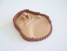 PLAYMOBIL (V1127) CHILDREN'S PLAY AIR - sandbox & castle fence logs 4070