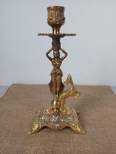 ancien bougeoir  en laiton de