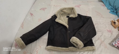 Veste homme bombardier cuir