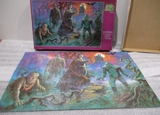 Casse-tete Monsters Jigsaw Puzzle 125 Pc Complete 11" x 17"