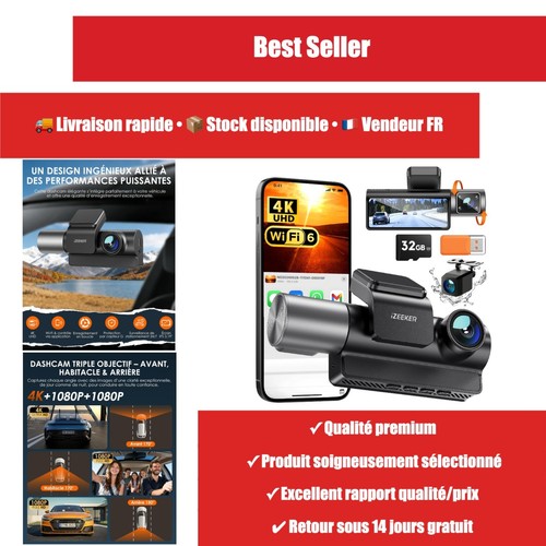 Dashcam voiture caméras - voiture, 4k