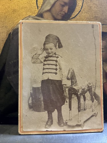 Photo 19th century boy - , dressed