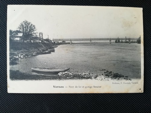 Cpa vernon pont de fer - vernon, et