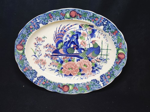 Grand plat ovale faïence - grand,