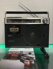 Enregistreur cassette radio stéréo SONY CF-1990 3 bandes fonctionne testé Japon