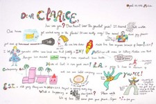 NIKI DE SAINT PHALLE Signed 1983 Original Color Lithograph, 29" x 42"