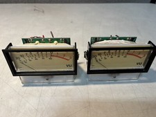 Sifam AL39 VU Meter Pair, with Mounting Hardware
