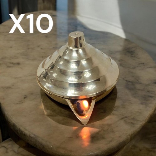 Lot lampe huile menorah - x,