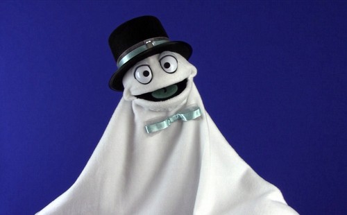 Professional goofy ghost - "goofy, ghost"