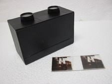 STEREOSCOPE ( type BRUGUIERE ) : Visionneuse + 1 Vue Stéréoscopique Cheval