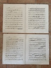 Ancienne Partition de Musique/Mayseder Joseph Trio opéra 59/Violon/violoncelle