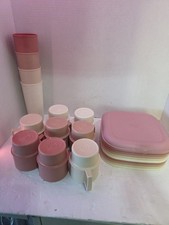 vintage tupperware lot (21 Pieces)