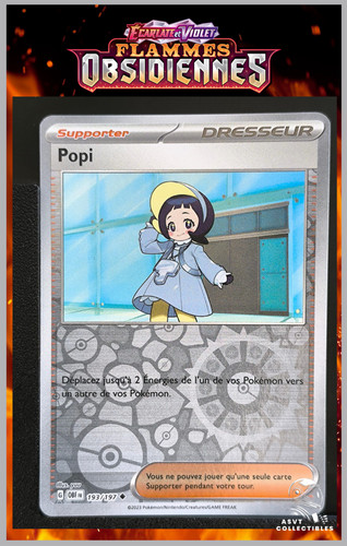 Carte pokémon popi - pokémon,