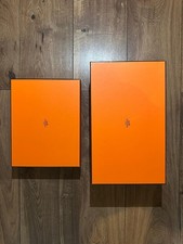 boîtes Hermès oranges vides