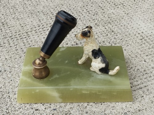 Porte crayon bronze - porte, vienne