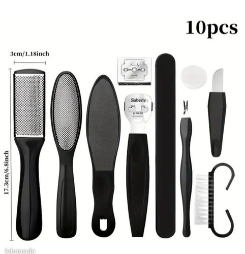 Kit manucure pédicure pcs - 10,