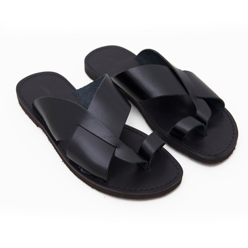 Sandales tongs homme cuir - sandales, en