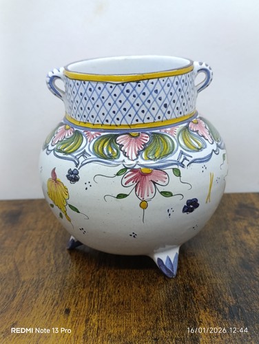 Vase coupe vieux rouen - vase,