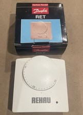 DANFOSS (REHAU) RET-24VF ELECTRONIC ROOM THERMOSTAT #266027,  087N703600  NOS