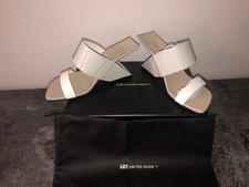 sandales mules cuir vernis